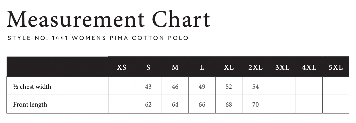 Tee Jays Ladies` Pima Cotton Polo