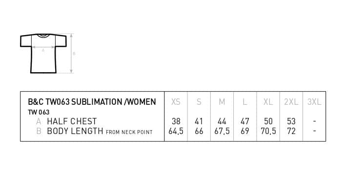 B&C Sublimation T-Shirt /Women