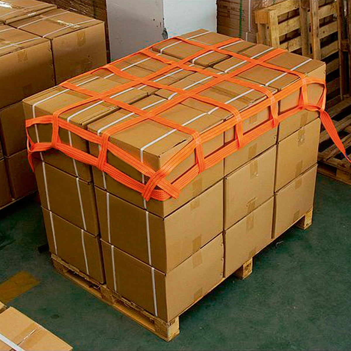 Gurtbandnetz 0,9 m x 1,3 m orange - Tector®
