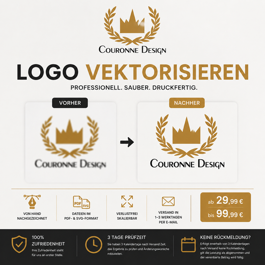 Logo vektorisieren – ab 29,99 €