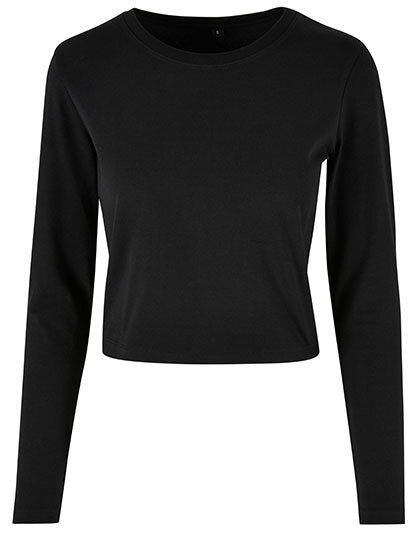Build Your Brand Ladies Short Longsleeve Tee