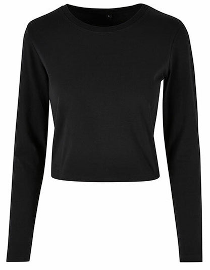 Build Your Brand Ladies Short Longsleeve Tee