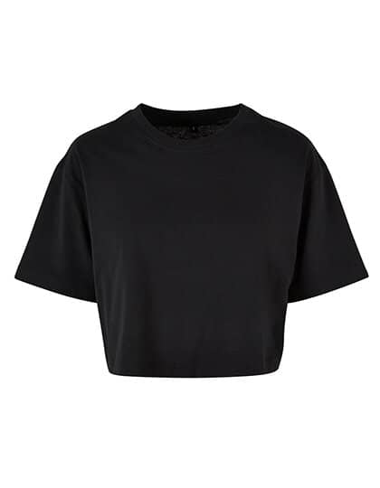 Build Your Brand Ladies Short Oversized Tee