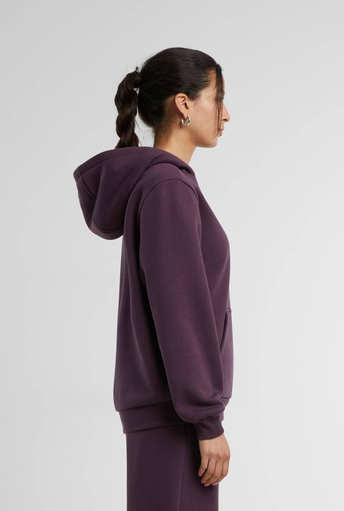 Build Your Brand Ladies Fluffy Hoody
