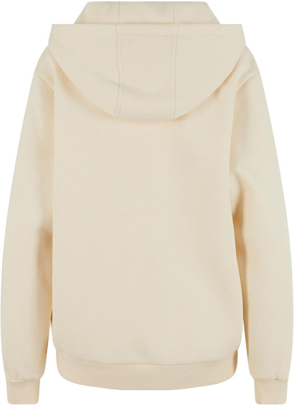 Build Your Brand Ladies Fluffy Zip Hoody