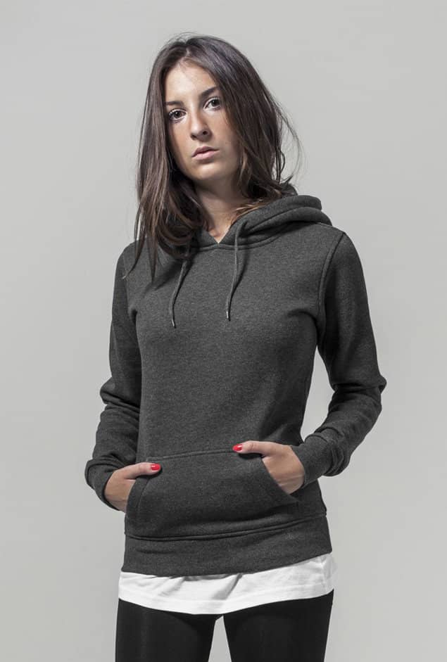 Build Your Brand Ladies` Heavy Hoody