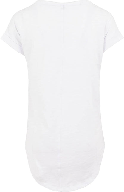 Build Your Brand Ladies` Long Slub Tee