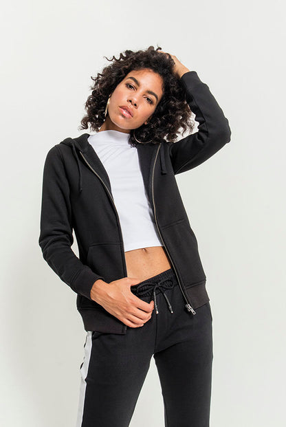 Build Your Brand Ladies Merch Zip Hoody
