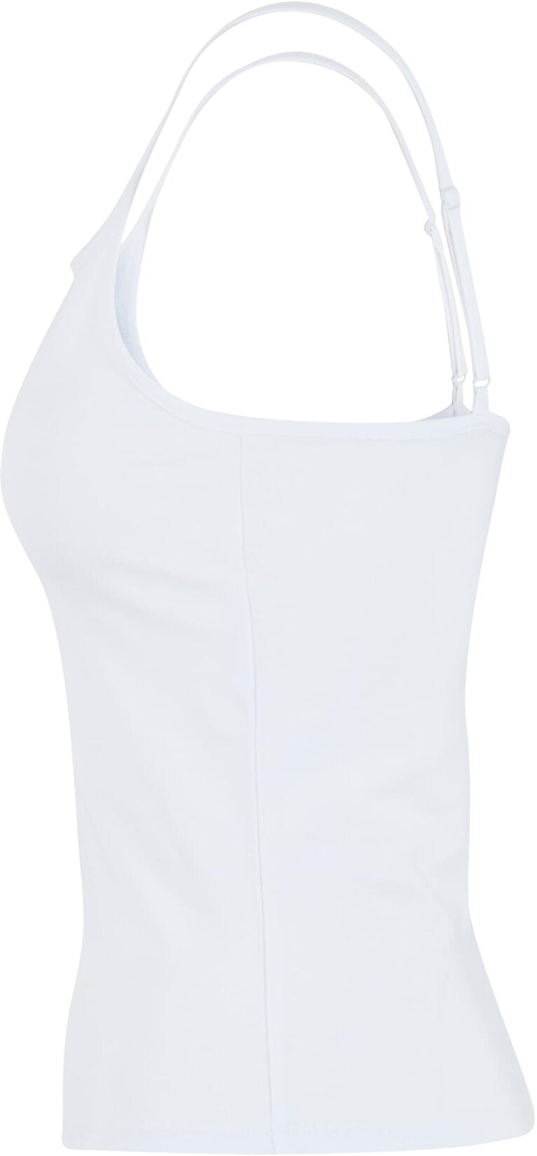 Build Your Brand Ladies Stretch Jersey Short Slim Top