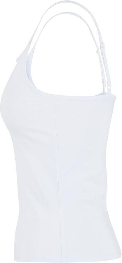 Build Your Brand Ladies Stretch Jersey Short Slim Top