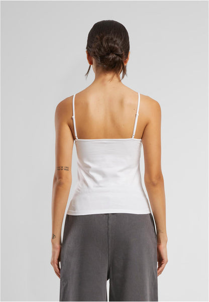 Build Your Brand Ladies Stretch Jersey Short Slim Top