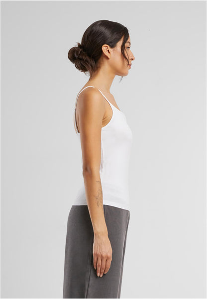 Build Your Brand Ladies Stretch Jersey Short Slim Top