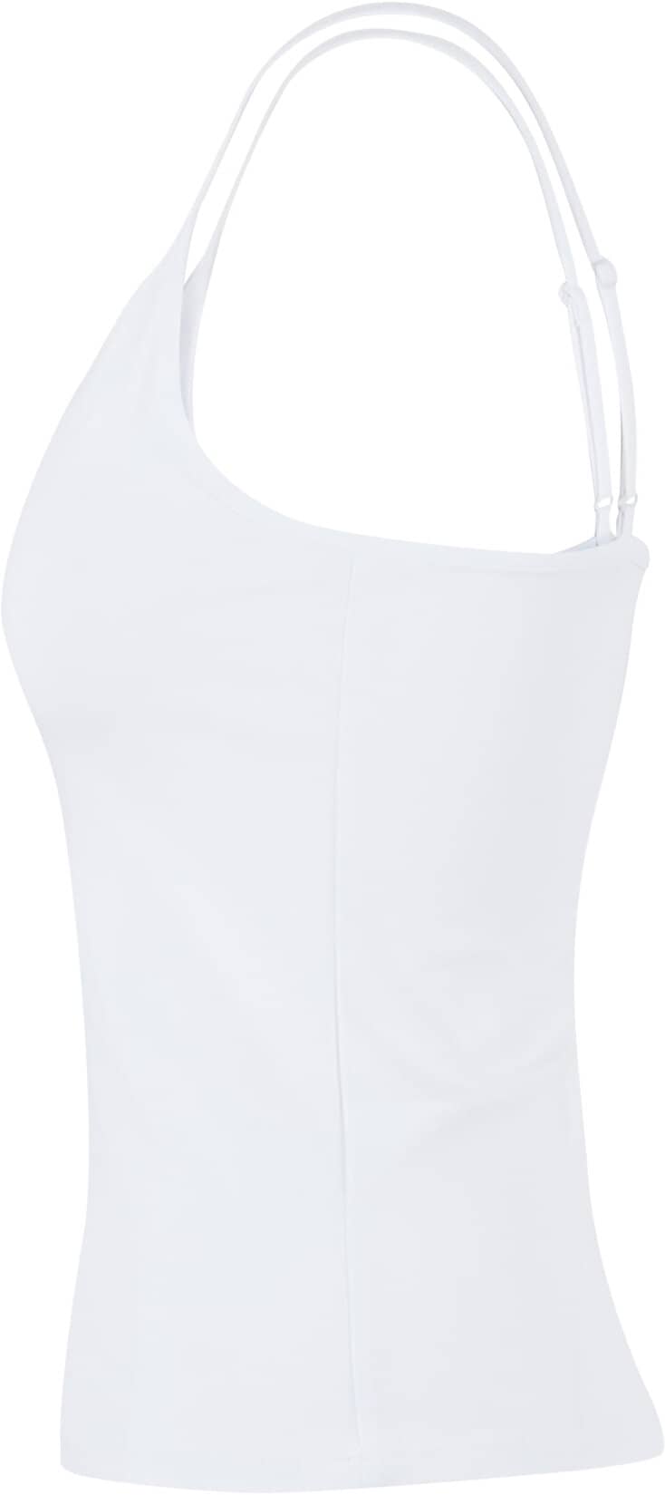 Build Your Brand Ladies Stretch Jersey Short Slim Top