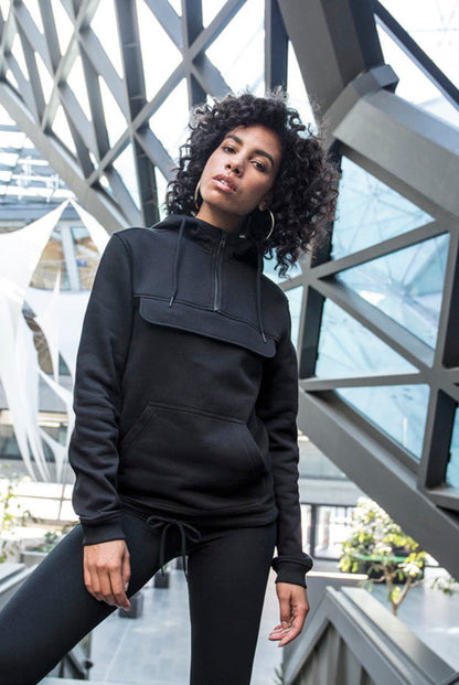 Build Your Brand Ladies Sweat Pull Over Hoody