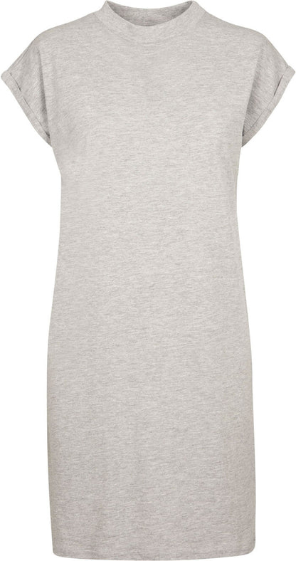 Build Your Brand Ladies Turtle Extended Shoulder Dress