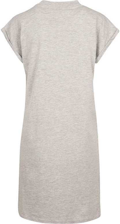 Build Your Brand Ladies Turtle Extended Shoulder Dress
