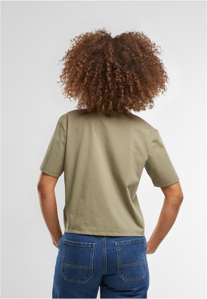 Build Your Brand Sorona® Ladies Regular Boxy Tee