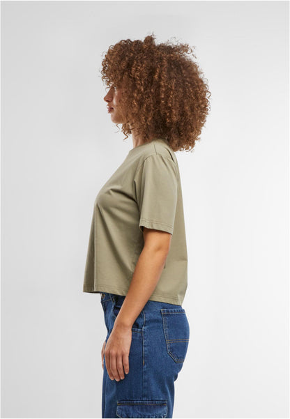 Build Your Brand Sorona® Ladies Regular Boxy Tee