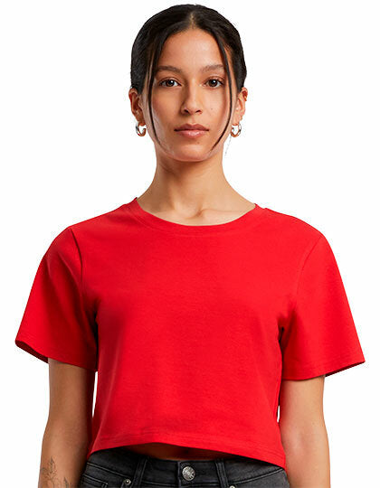 Build Your Brand Ladies` Cropped Tee
