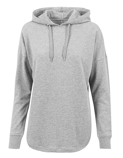 Build Your Brand Ladies` Oversized Hoody
