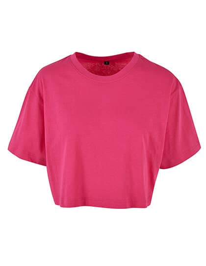 Build Your Brand Ladies Short Oversized Tee