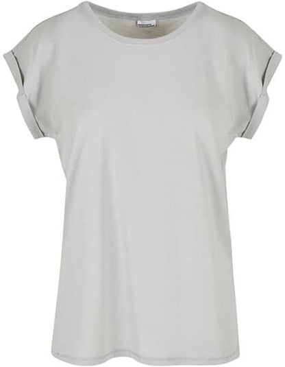 Build Your Brand Ladies` Extended Shoulder Tee