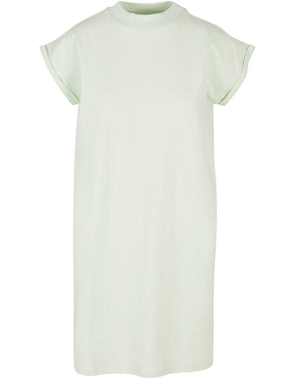 Build Your Brand Ladies Turtle Extended Shoulder Dress
