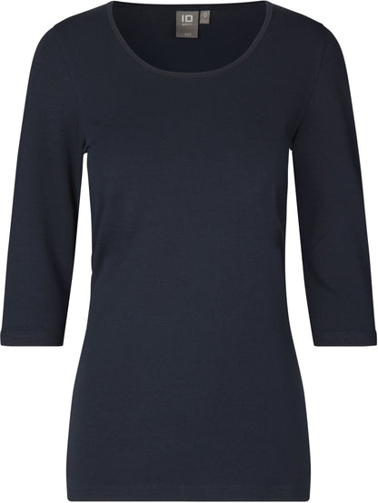 ID Identity Stretch T-Shirt mit ¾ Ärmel für Damen
