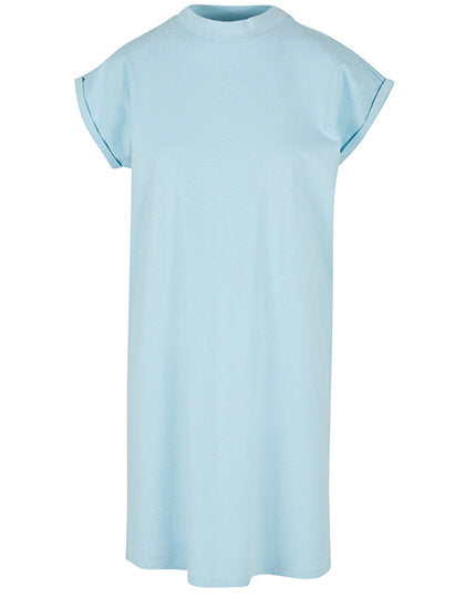 Build Your Brand Ladies Turtle Extended Shoulder Dress
