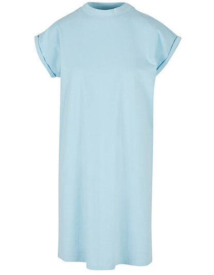 Build Your Brand Ladies Turtle Extended Shoulder Dress