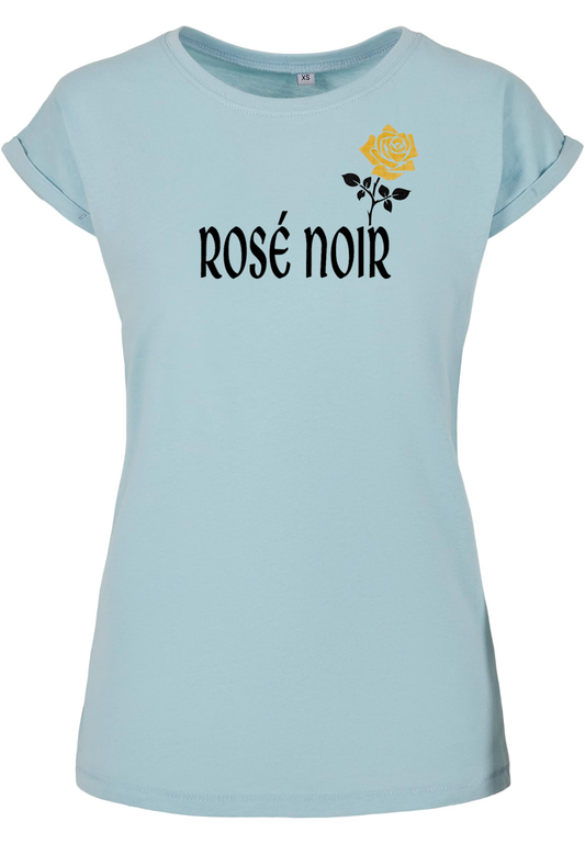 Rosé Noir Extended Shoulder Tee