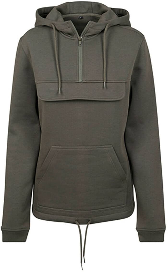 Build Your Brand Ladies Sweat Pull Over Hoody