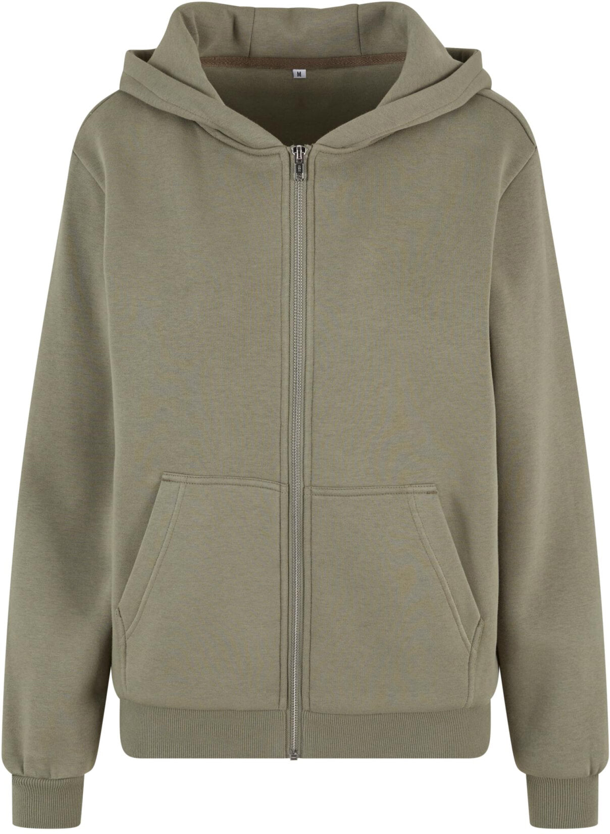 Build Your Brand Ladies Fluffy Zip Hoody