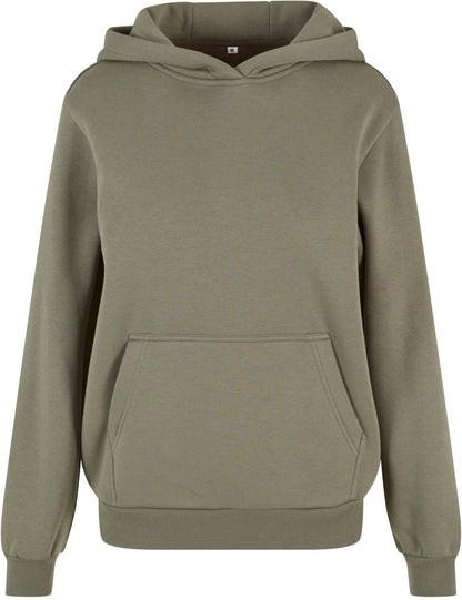 Build Your Brand Ladies Fluffy Hoody