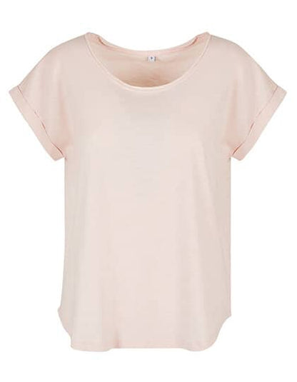 Build Your Brand Ladies` Long Slub Tee
