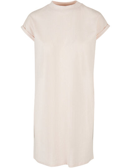 Build Your Brand Ladies Turtle Extended Shoulder Dress