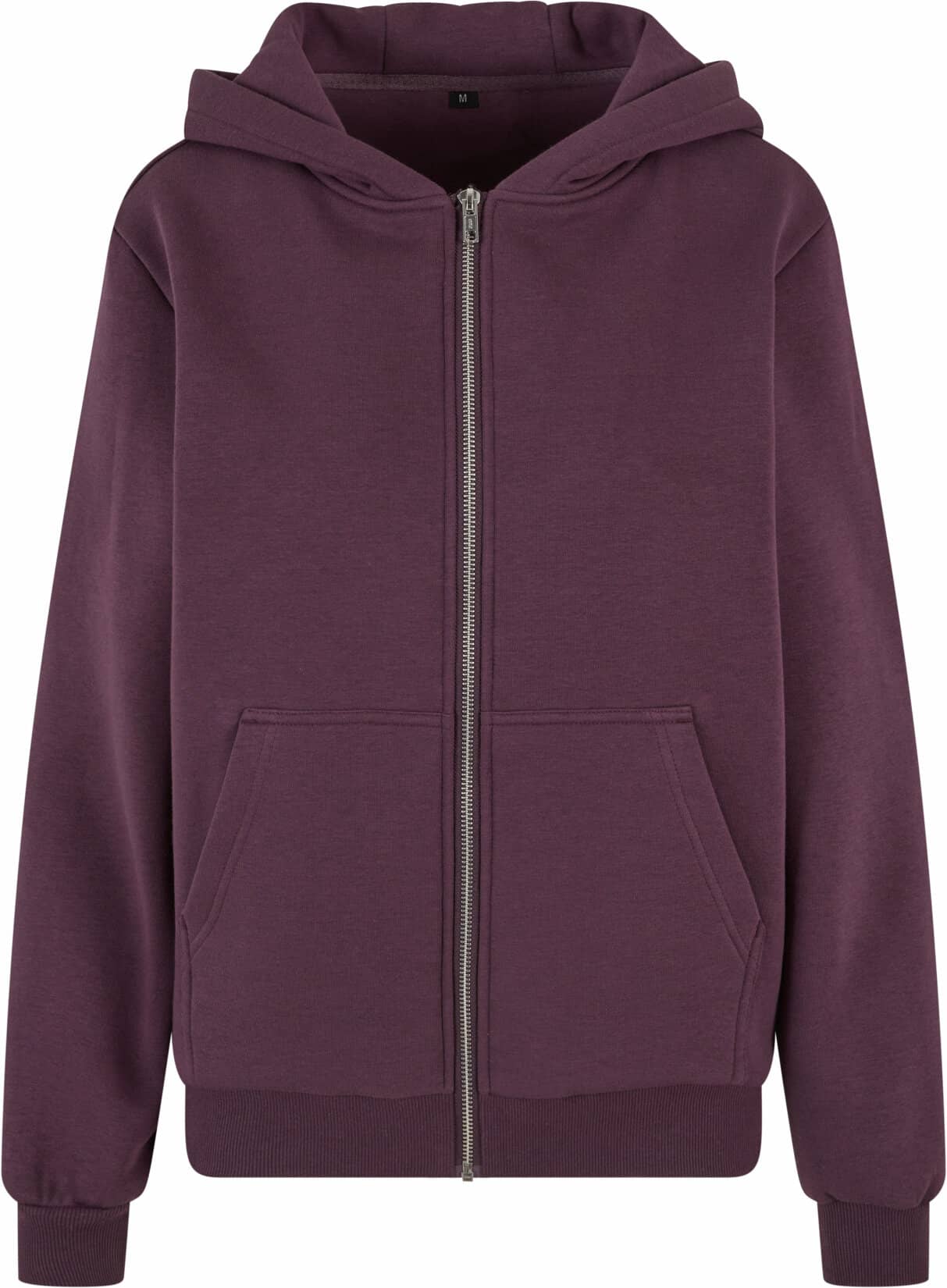Build Your Brand Ladies Fluffy Zip Hoody