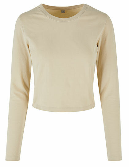 Build Your Brand Ladies Short Longsleeve Tee