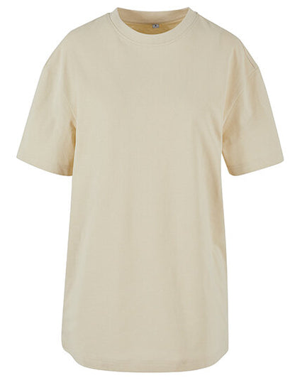 Build Your Brand Ladies Oversized Boyfriend Tee