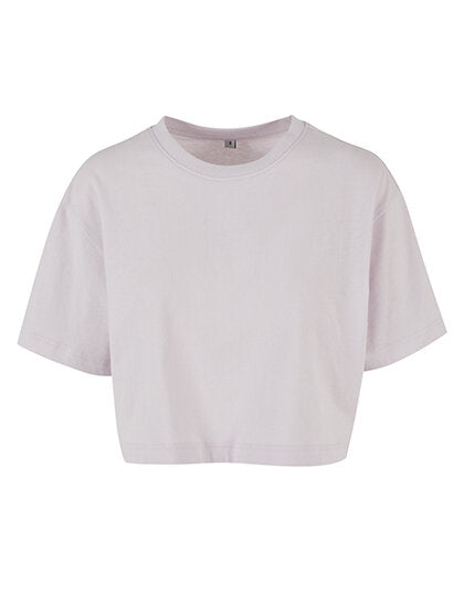 Build Your Brand Ladies Short Oversized Tee