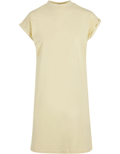 Build Your Brand Ladies Turtle Extended Shoulder Dress