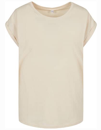 Build Your Brand Ladies` Extended Shoulder Tee