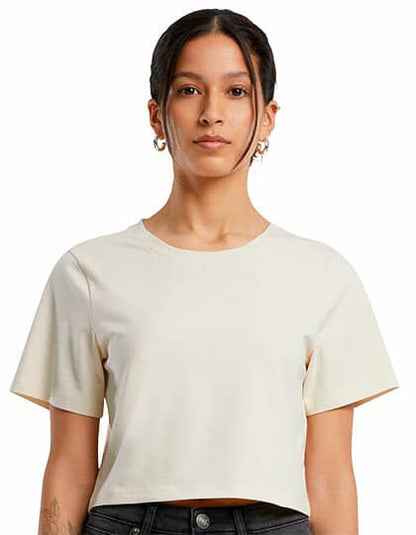 Build Your Brand Ladies` Cropped Tee