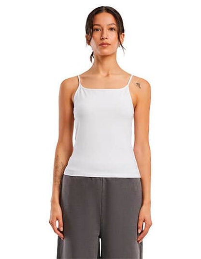 Build Your Brand Ladies Stretch Jersey Short Slim Top