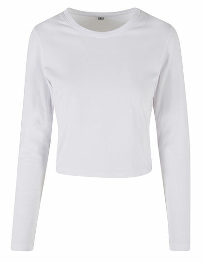 Build Your Brand Ladies Short Longsleeve Tee