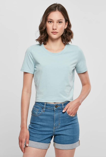 Build Your Brand Ladies` Cropped Tee