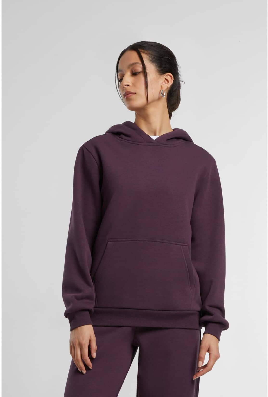 Build Your Brand Ladies Fluffy Hoody