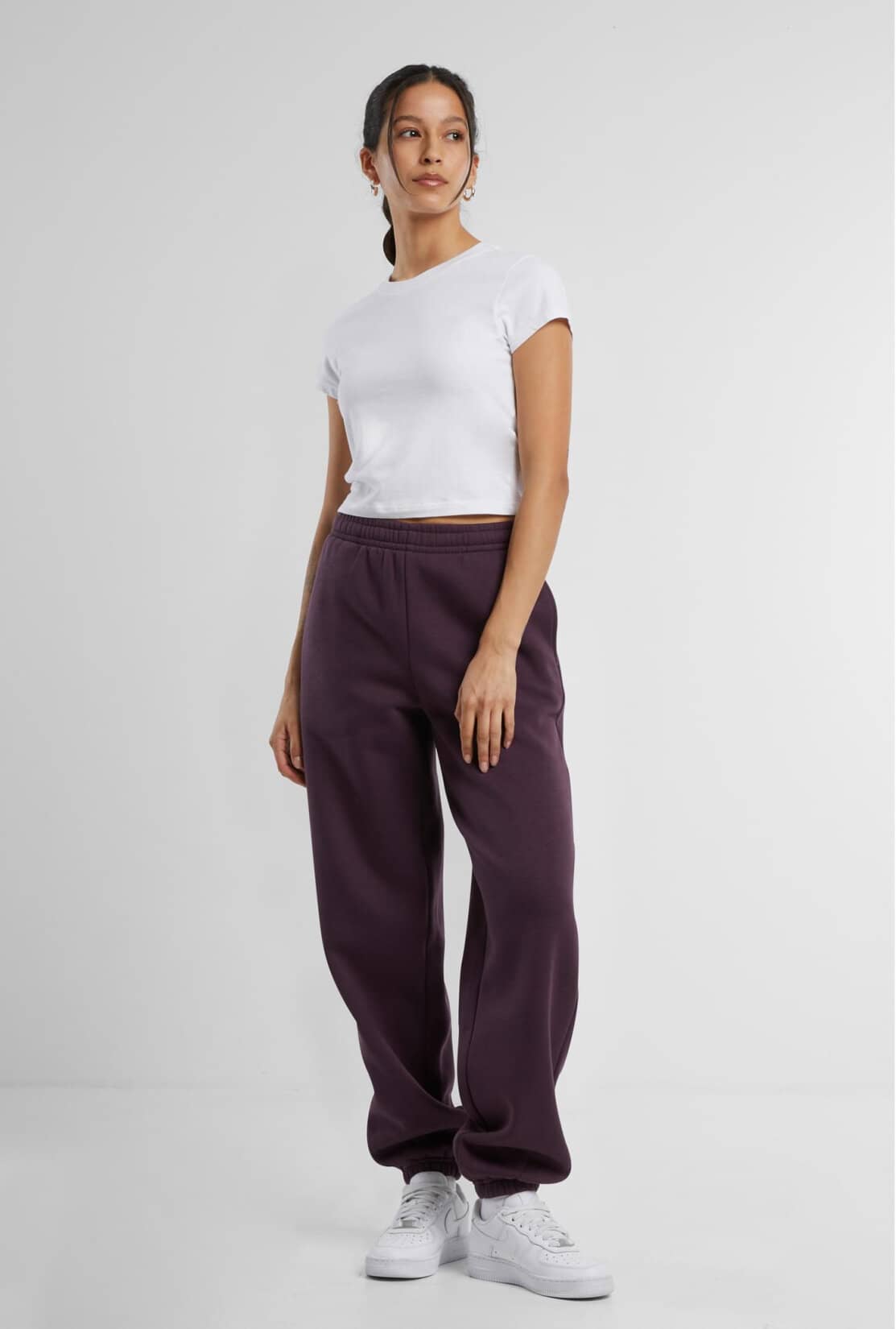 Build Your Brand Ladies Fluffy Sweatpants