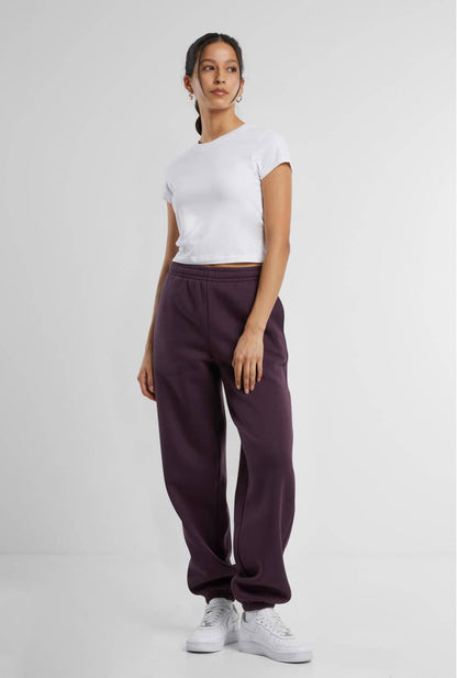 Build Your Brand Ladies Fluffy Sweatpants