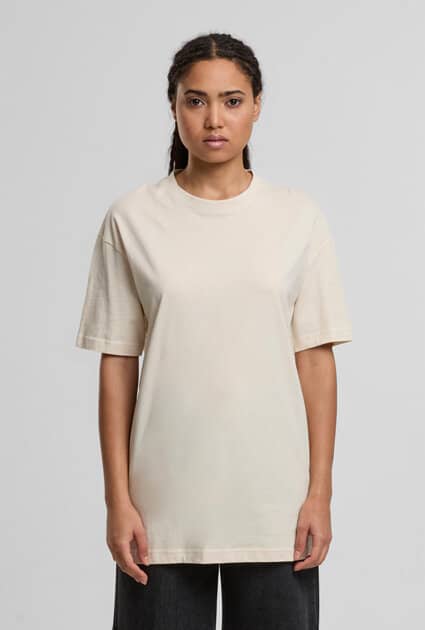 Build Your Brand Ladies Oversized Boyfriend Tee